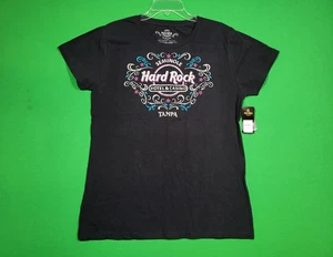 Neu mit Etikett Hard Rock Cafe Tampa Damen XLarge schwarzes Shirt Seminole neu - Bild 1 von 16