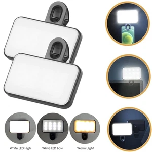 2X Portable Rechargeable Mini LED Remplissage Selfie Lumière pour Smartphone Iphone iPad - Photo 1 sur 15