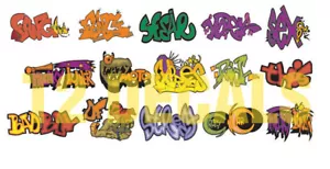 HO Scale Custom Graffiti Decals #4 - Picture 1 of 2