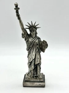 NEU 5,25" Zinn Freiheitsstatue Figur oder Statuette - signiertes Zinn auf der Rückseite - Bild 1 von 10