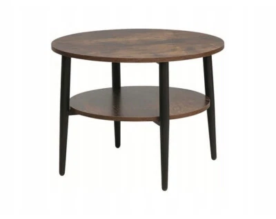 Mesa de centro, banco moderno para salón, Mesa de centro redonda 60 cm - Imagen 1 de 4