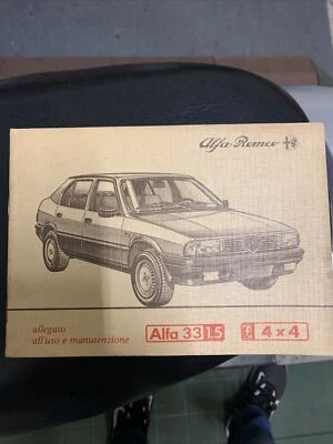 Allegato All’uso E Manutenzione Alfa Romeo 33 1.5 4x4 - Immagine 1 di 3