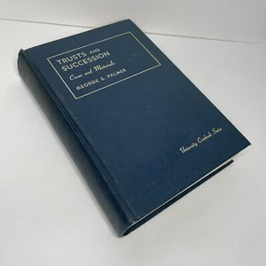 Palmer Cases and Materials on Trusts and Succession 1968 Hardcover - Picture 1 of 8