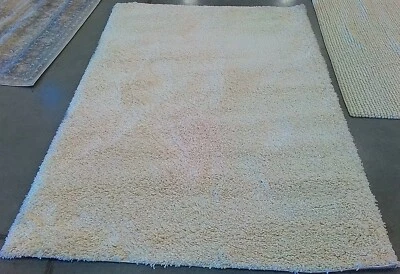 IVORY 5'-3" x 7'-6" Back Stain Rug, Reduced Price 1172771165 SG151-1212-5 - Image 1 of 4