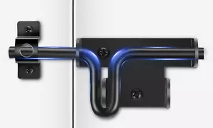 Heavy Duty Slide Bolt Gate Latch, Sliding Bolt Door Lock with Padlock Hole, Slid - Picture 1 of 12