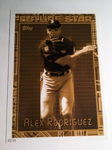 2019 Topps Archives 1994 Future Stars Jumbo 5x7 Alex Rodriguez Mariners 7 10/10