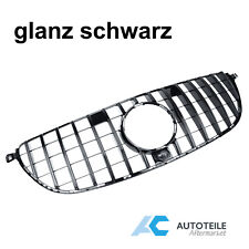 für Mercedes GT LOOK Grill GLE COUPE C292 GLANZ SCHWARZ Kühlergrill Frontgrill