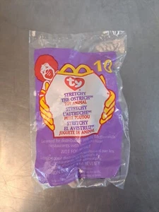 1999 McDonald's Happy Meal Toy TY Teenie Beanie Babies Stretchy The Ostrich #10 - Picture 1 of 2