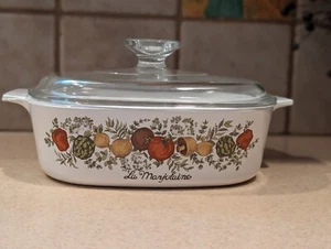  Vintage Corning Ware Spice Of Life L’Marjolaine Auflaufform mit Deckel - Bild 1 von 9
