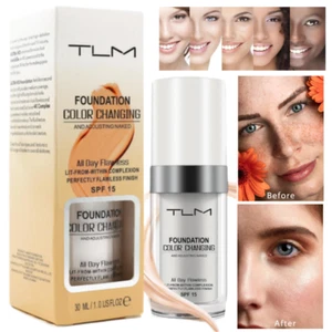 TLM Magic Flawless Foundation Color Changing Makeup Change Skin Tone Liquid 30ML - Picture 1 of 12