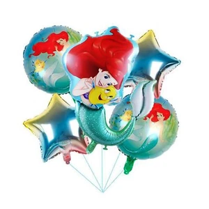 Mermaid princess Disney foil balloons kid birthday party decoration supplies - Picture 1 of 2