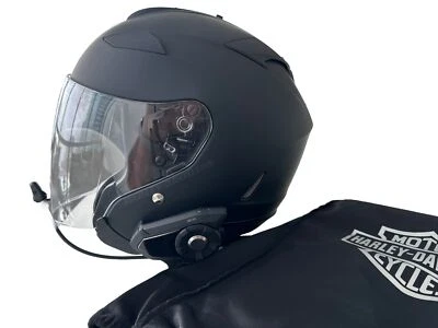 NEW Harley-Davidson Helmet HD-H27 Maywood Matte Black & Sunshade Size S - Image 1 of 4