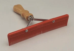 Peine de nailon para vestir con mango de madera suministros para mostrar - Imagen 1 de 1