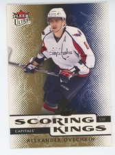 2009-10 FLEER ULTRA HOCKEY SCORING KINGS INSERT #1 ALEX OVECHKIN CAPITALS