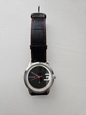 titan quartz analog black dial watch for men [used but working]