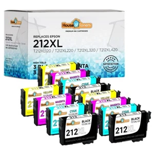 Lote de tinta T212XL para Epson T212XL negra cian magenta amarilla para WorkForce Series - Imagen 1 de 6