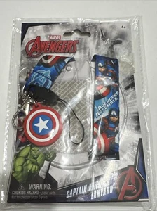 MARVEL AVENGERS Captain America Lanyard - Picture 1 of 5