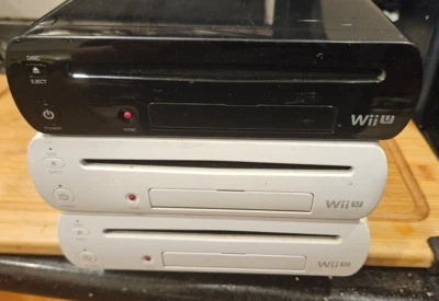 3 Nintendo Wii U JAPANESE CONSOLE ONLY 32GB Black+White 8 GB White Tested Works - Image 1 of 4