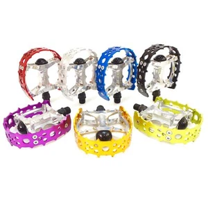 Pedal de pasador afilado Tipsum Odyssey Bear Trap 9/16" de la vieja escuela ajuste manivela de 3 piezas - Imagen 1 de 9