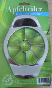 1x Apfelteiler Edelstahl rostfrei Obstteiler Apfelschneider Ausstecher - Bild 1 von 1