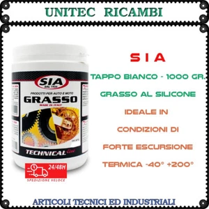 SIA Grasso trasparente al silicone 1000 gr. ideale per forte escursione termica - Foto 1 di 4