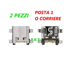CONNETTORE RICARICA (2pezzi MICRO USB PER SAMSUNG GALAXY J5 J7 2016 J510F J510FN - Foto 1 di 1