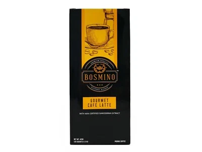 1 Box Bosmino Gourmet Cafe Latte Ganoderma Ligzhi+Arabica Bean Free Shipping - Image 1 of 4