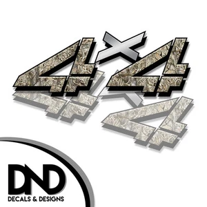 4x4 Decals 2 Pk Sticker Chevy Silverado Sierra truck - Buck Original - D&6 - Picture 1 of 1