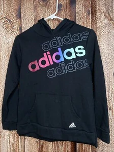 Adidas Girl's Event 20 Fleece Cotton Pullover Hoodie Size Large (14) - Picture 1 of 4