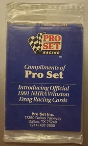 1991 Pro Set NHRA Winston Drag Racing 4 Cards Pack Prototype John Force Rookie - Bild 1 von 12