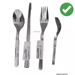 Stainless Steel Cutlery Set Kitchen Set Fork, Spoon, 4 Pack Quality Ikea Fornuft - Picture 1 of 5