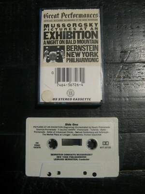 Cassette Tape - GREAT PERFORMANCES Mussorgsky/Bernstein (1981) TESTED/GUARANTEED - Image 1 of 3
