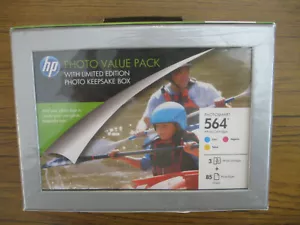 Original HP 564 CMY Tintenpatronen, 85 Blatt Fotopapier Vorteilspack Neu - Bild 1 von 1