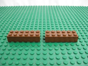 2x LEGO Old Brown Brick 2 x 6 Star Wars Trade Federation MTT 7184 #2456 - Imagen 1 de 1
