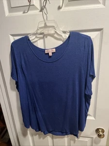 Philosophy Knit Blouse / 3X / stretch / unusual color blue - Bild 1 von 7