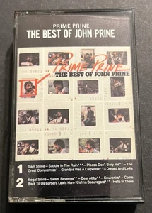JOHN PRINE - Prime The Best Of Cassette Tape 1976 Atlantic VG Country Folk - Picture 1 of 4