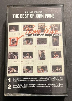 JOHN PRINE - Prime The Best Of Cassette Tape 1976 Atlantic VG Country Folk - Image 1 of 4