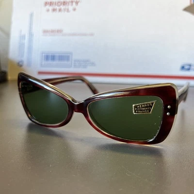 1950S Vintage Verres Filtrants Cat-eye Sunglasses Made In France - Image 1 of 4