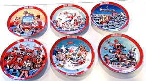 Lotto di 6 piatti Ohio State Buckeyes Danbury Mint edizione limitata #GoBuckeyes #fan - Foto 1 di 18
