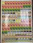 Pokemon UNCUT SHEET BrushFire Theme Deck 1999-2000 UK Print Cards