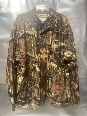 Gamehide Woodland Camo Hush Hide Zippered Jacket With Hood Size XXL  NWOT - Image 1 of 4