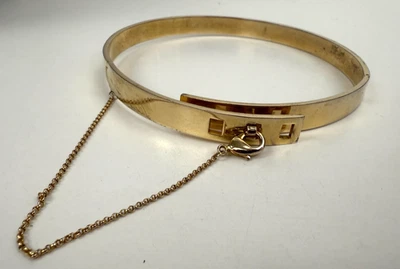 Collar Gargantilla EDDIE BORGO Pequeña Cadena de Seguridad Tono Dorado - Collar para Perro Foto 1 de 4