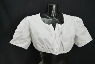 Gr.42 Dirndlbluse weiß Bluse für Dirndl Waldorff Baumwolle Stickerei B11326 - Bild 1 von 4