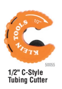 Klein Tools 50055 1/2" C-Style Copper Tubing Cutter - Picture 1 of 1