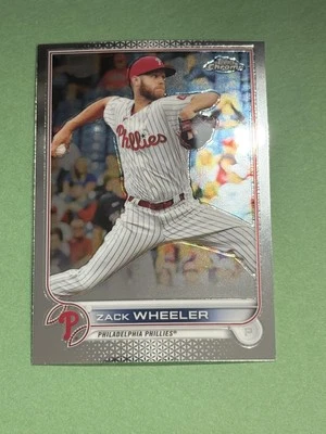 Zack Wheeler 2022 Topps Chrome Philadelphia Phillies #207 R1118 - Image 1 of 2