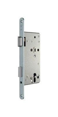 SSF Haustür-Einsteckschloss PZW 20/65/92/10 mm DIN links silber abgerundet