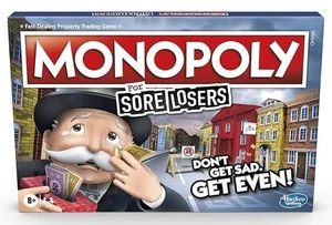 Monopoly for Sore Losers Brand New Factory Sealed Hasbro Board Game 8+ - Picture 1 of 3
