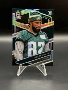 Ainias Smith 2024 Panini Spectra Rookie #177 Eagles RC Silver Prizm - Imagen 1 de 3