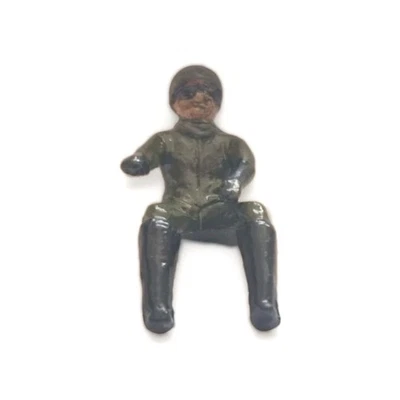 Charbens Segunda Guerra Mundial Ejército Motocicleta Despacho PLOMO Jinete FIGURA Foto 1 de 4