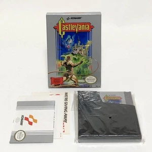 North American Version Of Famicom Nes Castlevania / With Box And Manual, Painful - Picture 1 of 10
